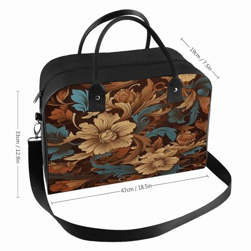 Set de Bolsa Floral Ornamental con Cremallera y Correa Ajustable miniatura 2