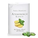 Sanct Bernhard Atemfrisch-Kapseln mit Ingwer, Minzöl und Menthol, Inhalt 170 Kapseln