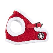 Puppia Коледна каишка - Мека каишка с жилетка за...