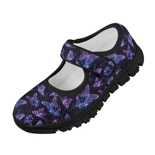 Girls Mary Jane Dress Shoes School Uniform Shoes with Hook and Loop Ballerina Flats for Wedding Party2