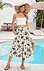 AYIFU Women's Summer Midi Skirt Boho Tiered Flowy ... #1