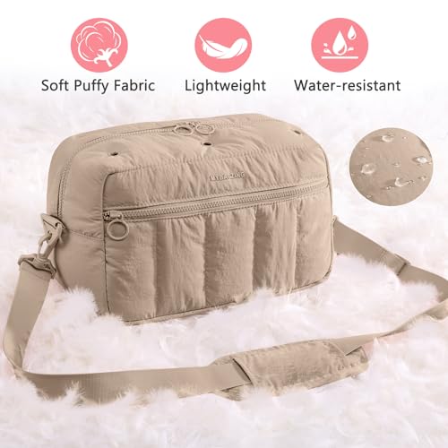 Image of MYBAGZIGN Crochet Bag Organizer for Yarn & Hooks, Large Capacity Yarn Storage Bag with Yarn Holder Holes, Portable Crochet & Knitting Bag for Crocheting on the Go, Craft Travel Bag Gifts for Women