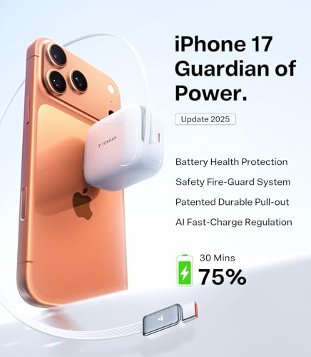 iPhone 17 67W Charger with Battery Protection and Retractable USB-C Cable and Case - Buy Together to Save 15% - image 2