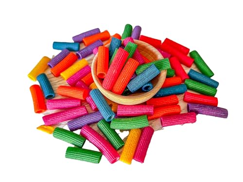 Image of 4 Cups of Rainbow Pasta Sensory Bin Filler for Sensory Table