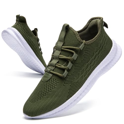 Image of Mens Running Tennis Casual Walking Shoes Fashion Athletic Gym Sports Sneakers for Men Breathable Lightweight Comfortable Shoes