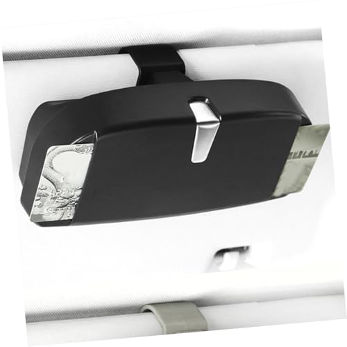 Étui de rangement pour lunettes de soleil voiture Alipis 2 pièces universel