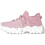 Womens Walking Shoes Mesh Non Slip Gym Sports Casual Fashion Sneakers, Orthopedic Walking Tennis Lightweight Sneakers for Travel Work (Light Pink, Adult, Women, 9.5, Numeric, US Footwear Size System, Wide)