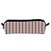 Produktbild Fischgrätenmuster Gingham Plaid Abstrakt Beauty Fashion Kids Pencil Case | Reißverschluss und großer Briefpapierbeutel | Für Jugendliche oder Kinder Ideal für Schule, Zuhause oder Universität