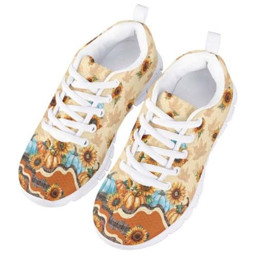 Pinupub Youth Kids Running Shoes Breathable Soft Sports Non Slip Durable Casual Lace Up Sneakers3