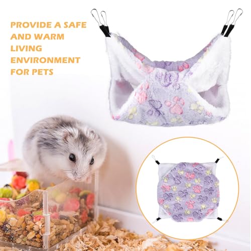 BORDEAG 5 Stück Meerschweinchen Hängematten Für Ratten, Kuschelhöhle Hängematte Für Kleintiere, Meerschweinchen Kleintiere Betthöhle Zubehoer Spielzeug
