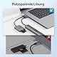 acer USB C SD Kartenleser, USB-C SD Micro SD Card Reader Aluminium Kartenlesegerät Typ C Speicherkartenleser Adapter für iPhone 15/16 Serie,Galaxy S24,iPad Pro,MacBook Pro,Surface Pro usw.