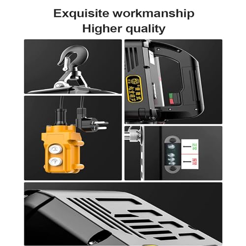 Guincho Elétrico De 100/200/300/500kg, Guindaste Elétrico Portátil De Controle 3 Em 1, Para Carros,