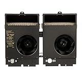 Cadet Com-Pak Twin Electric Wall Heater with Thermostat, Assembly Only (Model: CST402T), 240V, 4000W