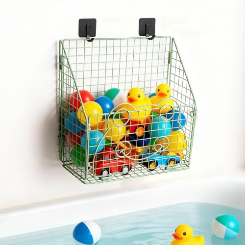 Large Metal Foldable Bath Toy Holder