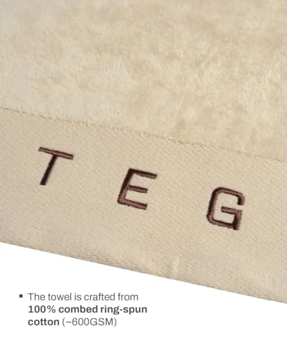 Image of TEGO Fit Anti-Microbial Gym Towel | 600 GSM | Ringspun Cotton | Odour-Free, Super-Absorbent | for Gym, Sports & Equipment Protection | 30x16 inch | Hygiene Control