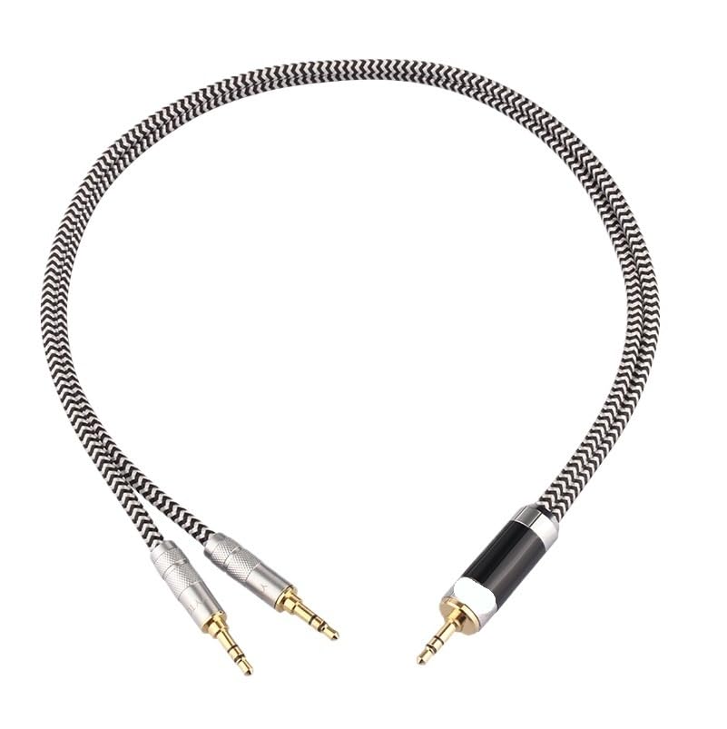 Cavo audio splitter da 3,5 mm 1/2 da 3,5 mm a 2 maschio cavo di prolunga audio splitter a Y (2 m)