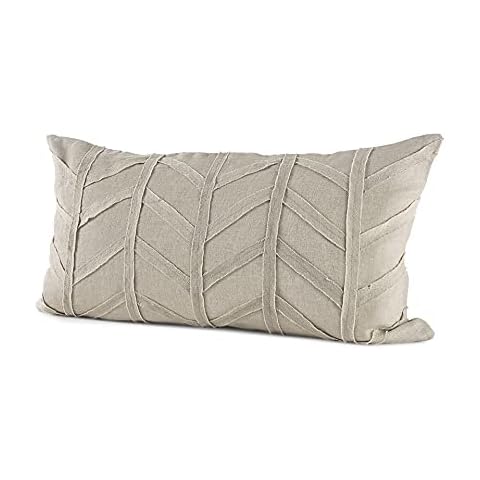 HomeRoots Chevron Lumbar Pillow Cover Cover