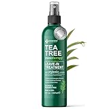 KESMEDIK Tea Tree Rosemary Leave In Conditioner, Detangler Spray for Frizz Control, Dry Itchy Scalp Treatment, Anti Dandruff & Scalp Psoriasis Relief, Men & Women, Paraben & Sulfate Free