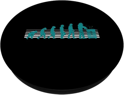 Miniatura 2 de Beekeeping Evolution Honey Bees Supplies Beekeeper PopSockets Standard PopGrip