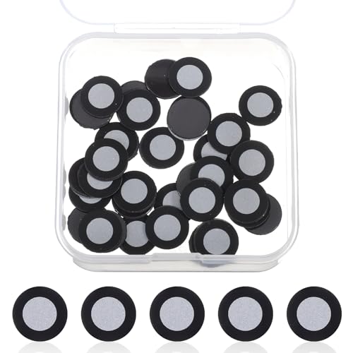 200 Pcs 3D Magnetic Tracking Dot for Scanner Scanning Reference Point Marker Diffuse Reflection Positioning Targets for Precise Optical Tracking & 3D Scanning, Inner 6.0 mm Outer 10 mm