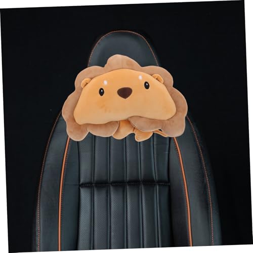 Almohada de viaje cuello león cojín para auto 33x23x9 cm miniatura 4