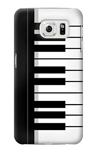 Black and White Piano Keyboard Case Cover For Samsung Galaxy S7 Edge