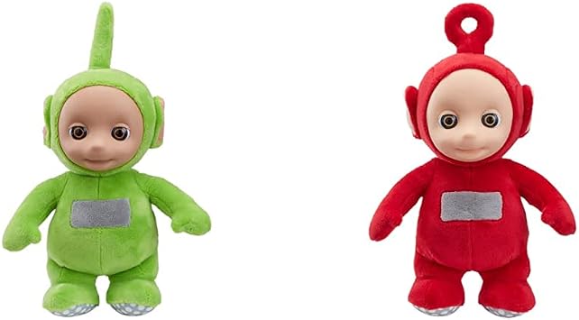 Teletubbies Character Uk 8 Inch Talking Dipsy Soft Toy & Character Uk 8 Inch Talking Po Soft Toy