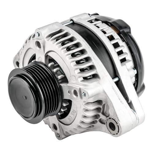Image of PHILTOP Alternator Compatible With Acura for 2016-2022 Pilot 2018-2023 Odyssey 2014-2020 MDX 3.5L 2017-2023 Ridgeline 2019-2023 Passport (155 Amp) 11773N 12V CW 6-Groove Pulley
