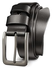 Bright Gray Buckle-black Belt