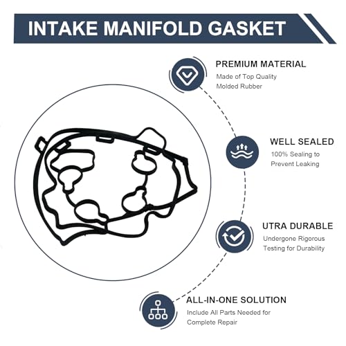 Image of 12609291 56049800 Valve Cover Gasket Kit for 2008-2017 Buick Lacrosse Regal Verano Chevy for Pontiac Solstice Saturn Sky 2.0L 2.4L 4L