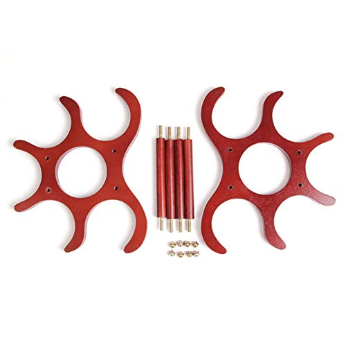 Soporte para botellas de vino 6 botellas madera miniatura 6