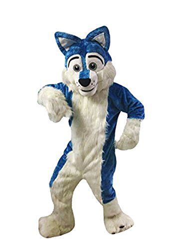 Mascotshop Blue Wolf Dog Husky Mouse Christmas Halloween Outfit Fancy Dress, Large #TOP27