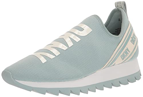 Image of DKNY Women's Abbi Knit Slip on Sneaker with Logo