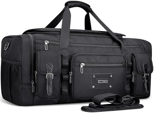 WITZMAN Duffle Bag for Men Large Carry On Weekender Bag 54L Nylon...