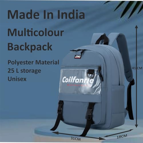 Image of Tinytot 30 Litre Japanese Korean Style School Bag Water-Resistant Laptop & Travel Backpack - Unisex Large 18 Inches Multipurpose Student Backpack for Boys & Girls, Men & Women