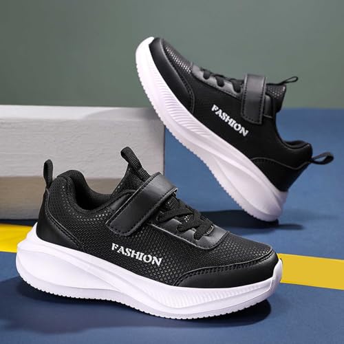 Girls Sneakers Breathable Mesh Lightweight Casual Running Shoes Athletic Non Slip Flexible Sole for Kids Ages 4-16y4