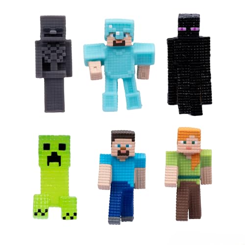 Heroes of Goo Jit Zu Minecraft Minis - Squishy Stretchy Mini Minecraft Characters Styles May Vary
