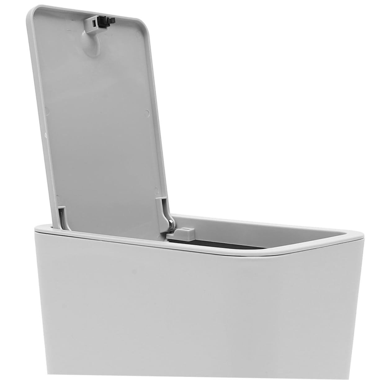 DECHOUS Pattumiera Con Coperchio Pressione Cestino Piccolo in Resistente e Pratico Per Cucina Bagno e Camera Da Letto