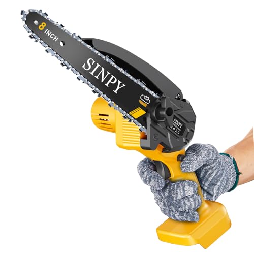 Mini motosega blu da 8 pollici