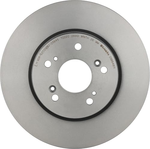 Image of Brembo 09.B648.11 UV Coated vented Front Brake Rotor Honda OE# 45251SWE000
