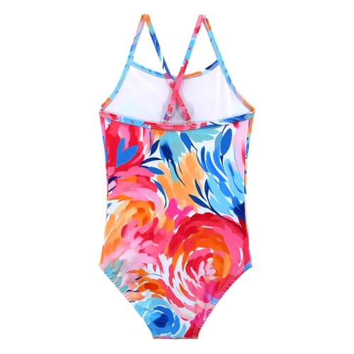 Image of BAYIMEE Girls One Pieces Swimsuit Cute Swimwear Bathing Suits 2-12 Years