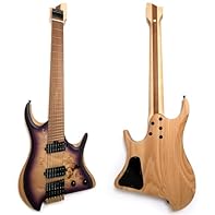 Futuristic Headless Electric Guitar Design:For Headless Electric Guitar with a cutting‑edge futuristic design that redefines modern instrument aesthetics. Its sleek, minimalistic body and innovative architecture make this 7‑string electric guitar sta...