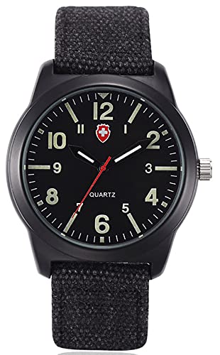 Image of Gosasa Unisex Military Watches Sport Textile Nylon Strap Stylish Men Watch Luminous Fashion Watches Analog Display Quartz Waterproof Casual Wristwatch
