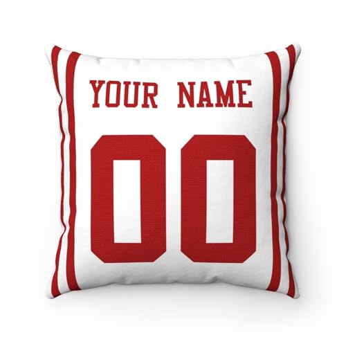 Image of ANTKING Throw Pillow 2 Pack Custom Any Name and Number Personalized Gift for Men Women Boys
