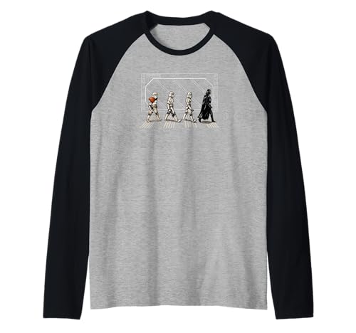 T-shirt Star Wars Raglan Darth Vader Stormtroopers Abbey Road Baseball Vintage