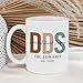 VD2025 Personalized Doctor Of Dental Surgery DDS Coffee Mug, Gifts For Men Women, Dr Appreciations Thank You Gift, Medical Student Grad Gifts For Him Her, New Doctor Cup