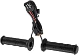 MASO 2pcs Motorcycle Heated Grips, Intelligent 3-Speed Temperature Adjustment, for 12V ATV with Handlebar Diameter of 2.2 cm/0.87 inch, Black - 9