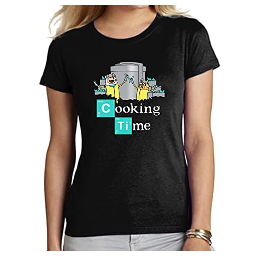 Camiseta de Mujer Hora de Aventuras Jake Finn Breaking Bad 007 S