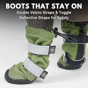 Sparkpawswaterresistantdogbootsformediumlargedogsantislipdogshoebootiespawprotectorforrainsnowhikingreflectivestraps4pcsgreena Urban Country Home Decor Spark paws water resistant dog boots for medium large dogs anti slip dog shoe booties paw protector for rain snow hiking reflective straps 4pcs green a urban country home decor