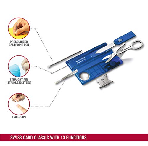 Victorinox Swiss Card Lite - Jelly Blue - Image 3